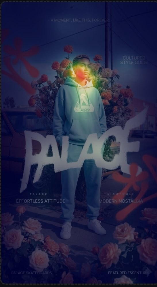 Attention heatmap overlay showing where viewers' eyes will land